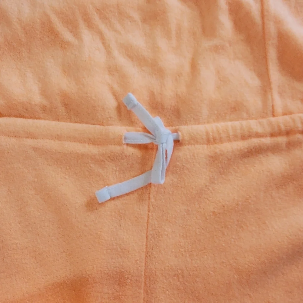 7366 * Op Ocean Pacific Terrycloth Romper Cover Up Orange Size XL (15/17) - Picture 6 of 13